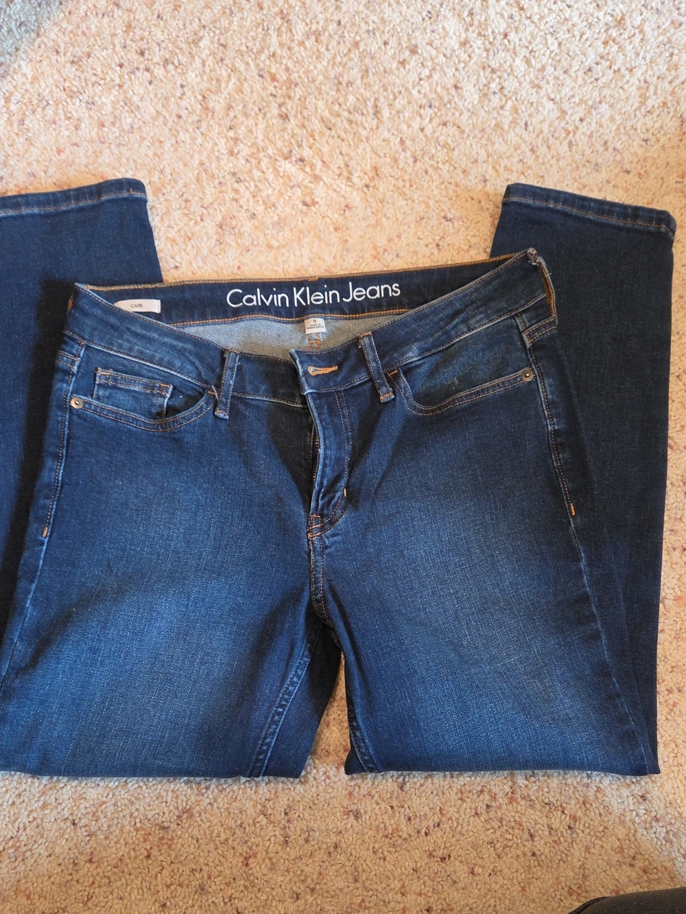 Calvin Klein Women’s Skinny Dark Blue Denim Jeans